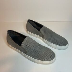 To Boot New York Adam Derrick Gray Leather Flats Slip On Loafer